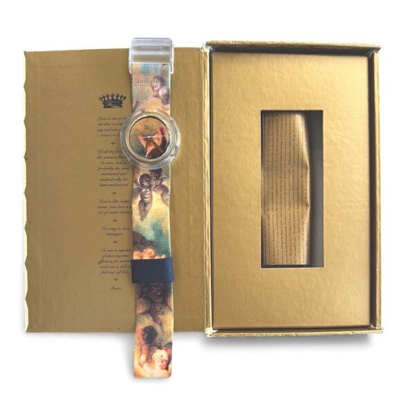 Swatch Watch PUTTI Cigar Box PWK168 Limited Edition Design By Vivienne Westwood - Picture 2 of 10